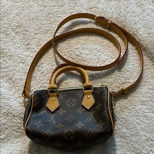 Designer inspired mini Brown Monogram Handbag. New